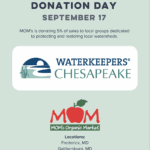 MOM's 5% Watershed Cleanup Donation Day - September 17th